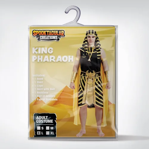 Vista 7 de Spooktacular Creations Adult Men King Pharaoh Costume Egyptian King Costume Set for Halloween