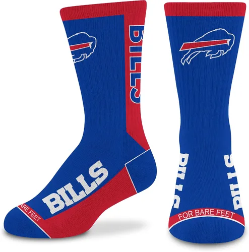 Vista 32 de For Bare Feet NFL - Calcetines unisex para niños de la NFL Mvp Crew