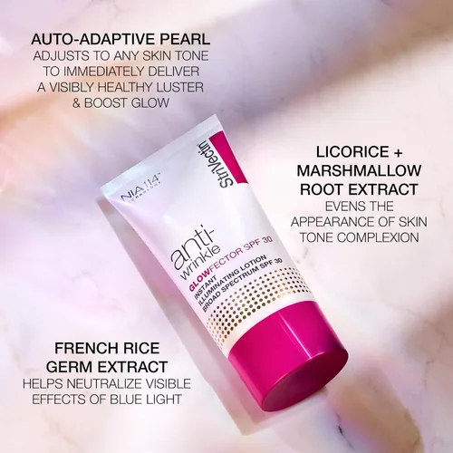 Vista 3 de StriVectin Loción iluminadora instantánea GlowFector SPF 30, 1 oz Amplio espectro, aumenta la luminosidad de la piel