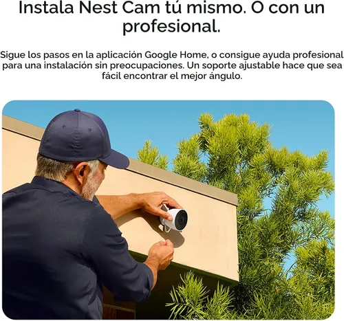 Vista 10 de Google Nest Cam Outdoor (con cable, 2.ª generación) - Cámara de seguridad