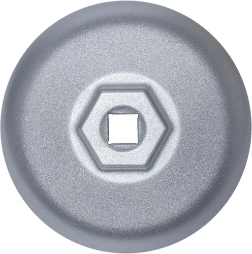 Vista 8 de E-cowlboy Llave de filtro de aceite de 16 flautas de 3.386 in para BMW y Volvo, plata