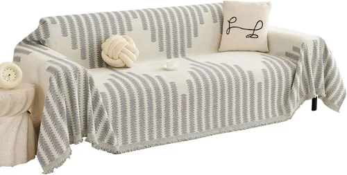 Vista 14 de HAOMAIJIA Fundas de Sofá Boho para Sofá de 2 Cojines - Amigable con Mascotas, Funda Suave y Gruesa Antideslizante para Perros - Protector de Muebles