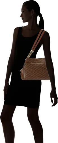 Vista 6 de Karl Lagerfeld Paris Bolso Hobo para mujer, WtBk Multi, talla única de EE. UU, WtBk Multi