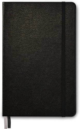 Vista 3 de Minimalism Art, Premium Hard Cover Notebook Journal, X-Large Size, Master A4 8.3" x 11.4", 186 Numbered Pages, Gusseted Pocket, Ribbon Bookmark