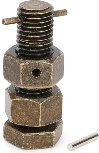 Vista 8 de Rompecabezas de bicicleta – Brainteaser de metal duradero de alta calidad Desafiante juego de lógica mecánica 3D, herramienta de enfoque y alivio