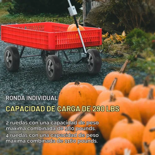 Vista 5 de AR-PRO Paquete de 2 neumáticos y ruedas de goma sólida sin planos de 8 x 2 pulgadas, orificio de orificio de eje de 3/4 pulgadas con cubo