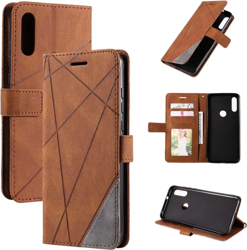 Vista 8 de Funda para Motorola Moto E 7ª generación 2020, funda para Motorola Moto E 2020 / Moto E 7ª generación 2020 XT2052DL XT2052-2PP Funda con tapa