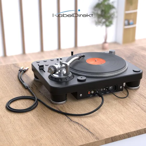 Vista 4 de KabelDirekt – Cable RCA/Phono Y – 1×2 – 25 pies