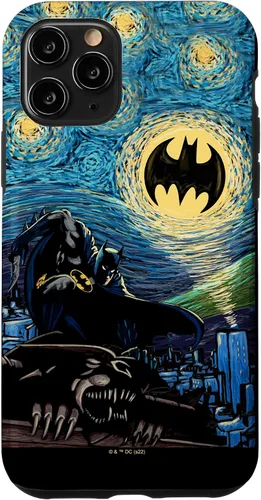 Vista 29 de DC Comics Batman Starry Night Style Painting Case para iPhone 17