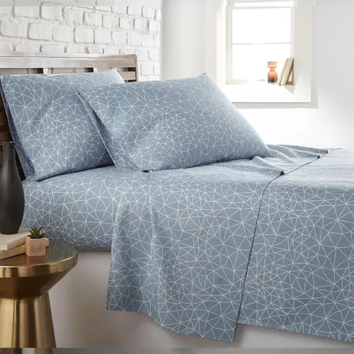 Vista 37 de Southshore Fine Living, Inc. Colección Winter Brush, juego de sábanas de 3 piezas para cama individual, sábana bajera con bolsillo profundo de 14