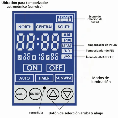 Vista 3 de Wohenhao Transformador de iluminación de paisaje de bajo voltaje de 50 W, fuente de alimentación LED para exteriores con sensor de atardecer a