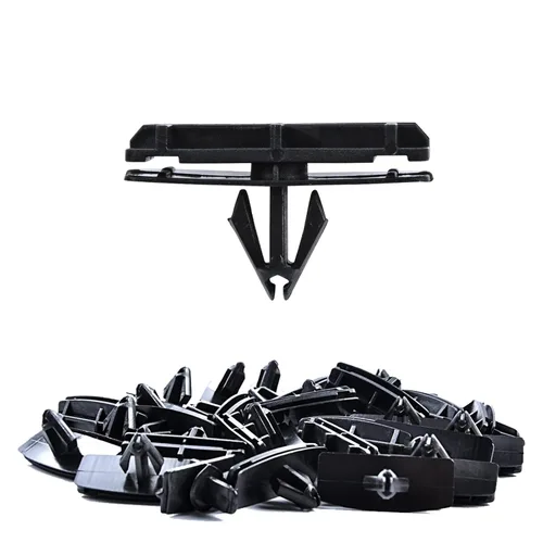 Vista 3 de OTUAYAUTO 10184895 140 clips de retención de remaches de plástico para puerta de parachoques de guardabarros de repuesto para Jeep Wrangler 07-20