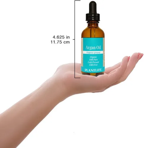 Vista 5 de Plantlife Aceite portador de argán – Aceite portador prensado en frío, sin OMG y sin gluten – para la piel, el cabello y el cuidado personal – 2