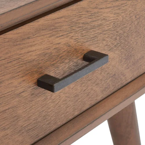 Vista 5 de Safavieh Home Collection Mozart Mid-Century - Mesa auxiliar rectangular con 2 cajones