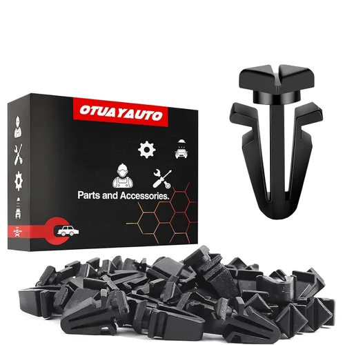 Vista 13 de Remaches de plástico tipo empuje 3 en 1 para Jeep Wrangler – Clips de retención de sujetadores OTUAYAUTO de repuesto para Jeep Wrangler JK JL