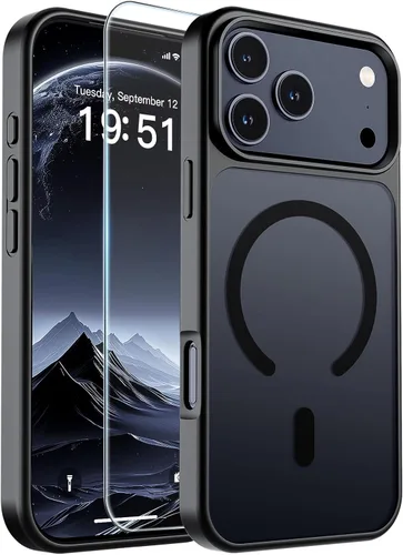 Vista 317 de SUPFINE Funda magnética para iPhone SE 2022 (3ª)/2020 (2ª), iPhone 8 (compatible con MagSafe) (protección contra caídas de grado militar), funda