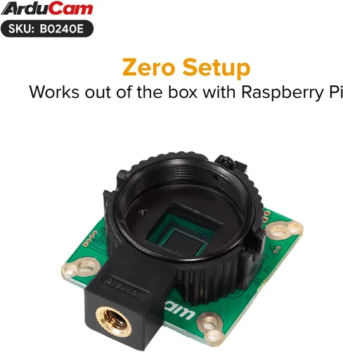 Vista 7 de UCTRONICS Arducam para cámara Raspberry Pi HQ, 12.3MP IMX477 módulo de cámara para Raspberry Pi5/4B/3B+/Zero