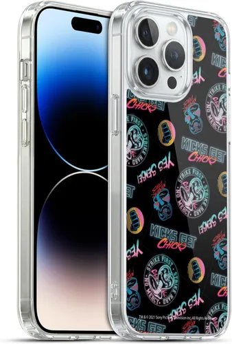 Vista 53 de Head Case Designs Funda de gel suave con licencia oficial de Cobra Kai Eagle Fang Logo Key Art compatible con Apple iPhone 7 Plus/iPhone 8 Plus