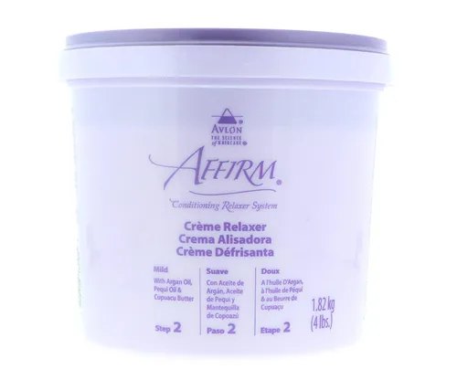 Vista 4 de Avlon Affirm - Relajante en crema – 4 lb – Control: Suave (hidróxido de sodio de liberación de tiempo)