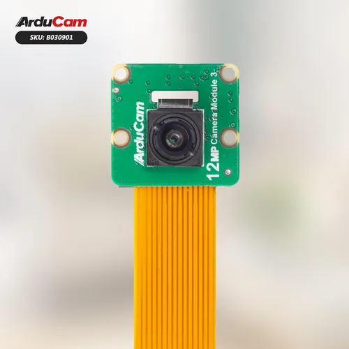 Vista 6 de Arducam para Raspberry Pi Camera Module 3, 12MP IMX708 102 ° (H) Cámara HDR de enfoque fijo gran angular para Raspberry Pi 5, 4/4B, 3/2/Zero W