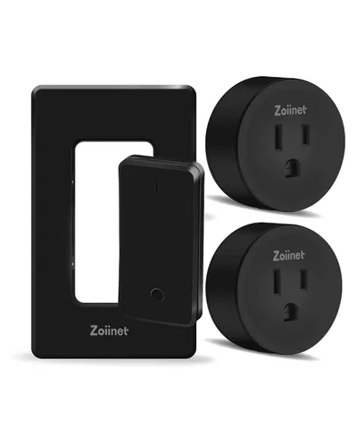Vista 8 de Zoiinet Interruptor de Enchufe con Control Remoto, Diseño de Hebilla e Interruptor de Luz Inalámbrico Extraíble, 300 pies, Interruptor de Encendido