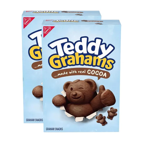 Vista 21 de Teddy Grahams Snacks Graham de chocolate, 6 cajas de 10 onzas