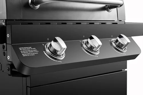 Vista 6 de Dyna-Glo DGP397CNN-D Premier - Parrilla de gas natural de 3 quemadores, color negro