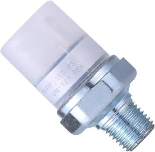 Vista 8 de Interruptor de Presión 120-150 PSI Interruptor de Presión del Compresor de Aire Interruptor de Presión de Aire 1/4"-18 NPT Interruptor de Presión