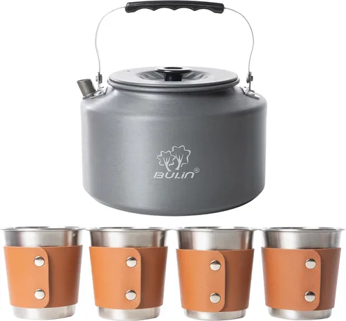 Vista 13 de Bulin Hervidor de camping, 1.6L Intercambio de Calor Campamento Portátil Té