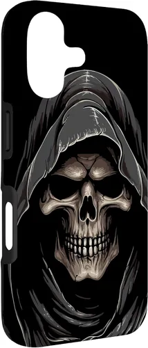 Vista 3 de Carcasa con capucha de fantasma de calavera para iPhone 17