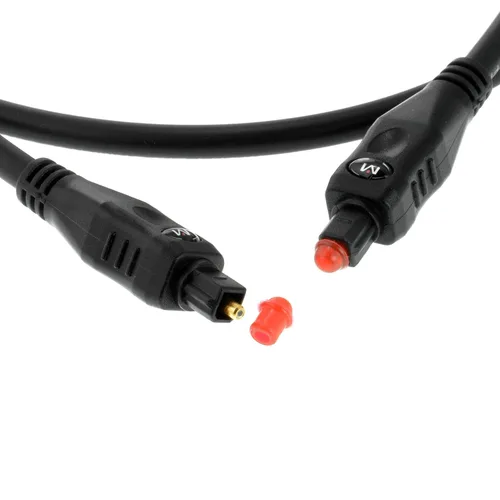 Vista 6 de Mediabridge Toslink Cable (6 pies) - Cable óptico de audio digital