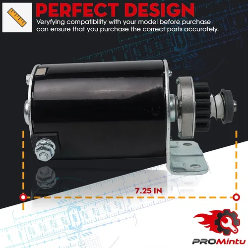 Vista 4 de El motor de arranque sustituye a 497525 497401 392744 para Briggs Stratton 40H777 40R577 40R677 441577 441677 441777 445577 44L777 44M777 44Q97 7