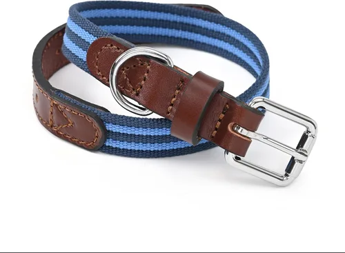 Vista 7 de Mile High Life Collar ajustable de polialgodón suave y fuerte con hebilla de liberación rápida para perros pequeños a grandes
