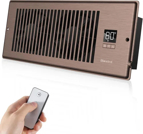 Vista 14 de BIOWIND Ventilador silencioso de refuerzo de registro se adapta a agujeros de registro de 4" x 10", ventilador de salida de aire acondicionado de 10