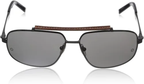 Vista 2 de Montblanc de los hombres mb455s metal anteojos de sol