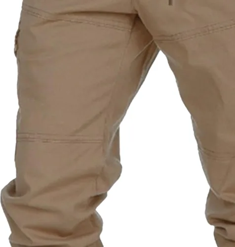 Vista 4 de JEShifangjiusu Pantalones deportivos tipo cargo para hombre, pantalones deportivos de moda, pantalones de chándal casuales, pantalones chinos