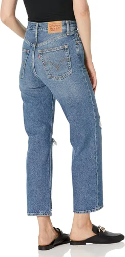 Vista 2 de Levi's Vaqueros rectos Ribcage para mujer