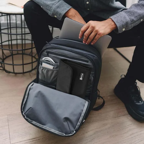 Vista 8 de Funda de viaje para accesorios de Apple, compatible con teclado mágico, trackpad, mouse - Funda (negro)