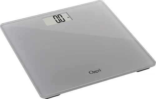Vista 3 de Ozeri Báscula de baño de precisión, 440 libras 440.9lbs, en vidrio templado, con tecnología de sensor de 1.76oz, 0.1 libras 0.1lbs y tara
