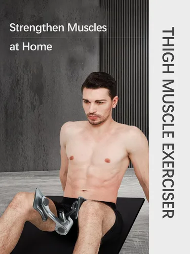 Vista 5 de Ejercicios de Kegel para hombres, ejercicio muscular del suelo pélvico, entrenador de cadera de 132 libras, resistencia ajustable, ejercicio