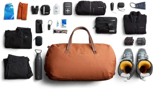 Vista 7 de Bellroy Venture Duffel (bolsa de fin de semana de 55L), bronce