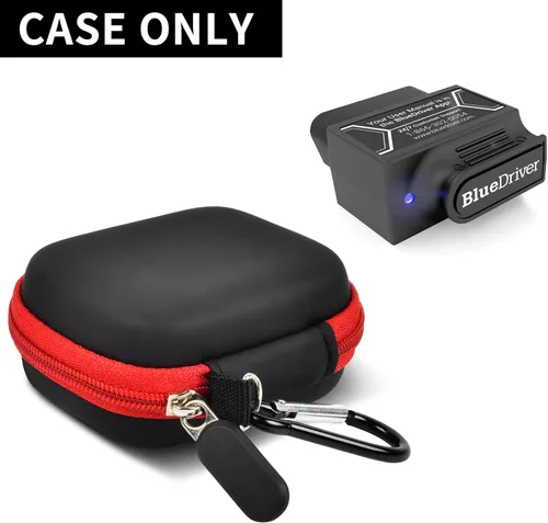 Vista 2 de Funda de transporte mini para coche y auto compatible con BlueDriver Bluetooth Pro OBDII OBD2 Herramienta de escaneo para monitor de iPhone