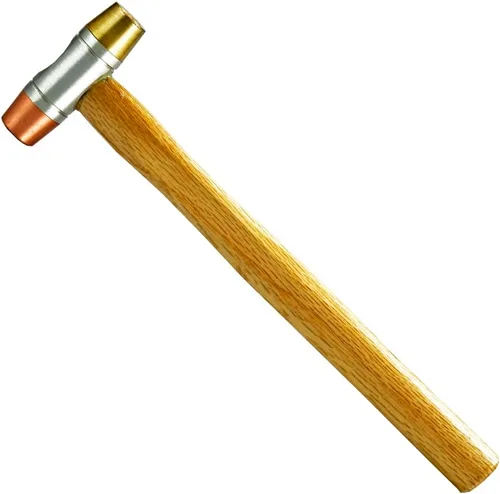 Vista 7 de SE Martillo intercambiable dual 5 en 1 - Cobre roscado, caras de latón - Martillo de armería de 9 pulgadas - 8355HH