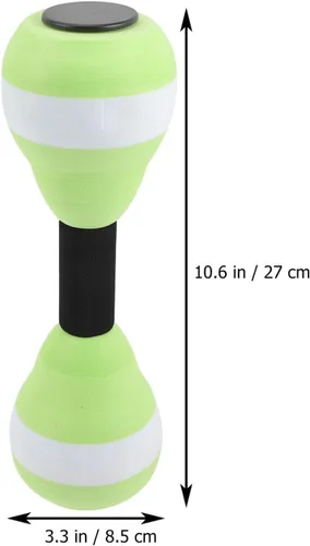 Vista 8 de VANZACK Pesas para Ejercicios Pesas para Ejercicios 1 par de mancuernas flotantes de agua Eva Fitness Deportes Piscina Ejercicio Mancuerna Equipo