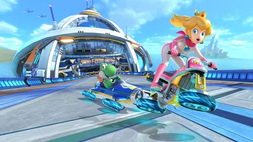 Vista 9 de Nintendo Switch Mario Kart 8 Deluxe Bundle (Full Game Download + 3 Mo. Nintendo Switch Online Membership Included)
