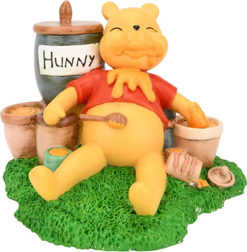 Vista 6 de Tree Buddees Passed Out Pooh ~ Divertida figura decorativa de Winne The Pooh Had Too Much Hunny