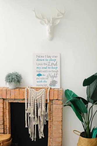 Vista 3 de Lienzo decorativo para pared con texto motivacional "I Love You", impresiones inspiradoras de pinturas de elefantes, ilustraciones de 11 x 14