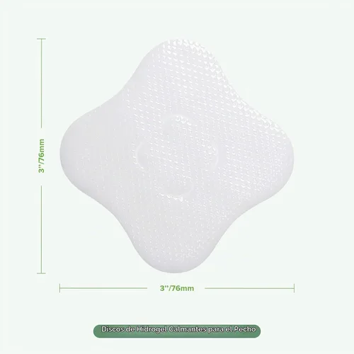 Vista 7 de haakaa Almohadillas de hidrogel con lanolina, alivio refrescante