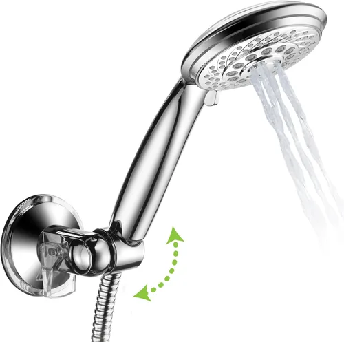 Vista 4 de HotelSpa - Soporte de pared de ducha de mano universal ajustable en ángulo para un fácil alcance/ángulo perfecto para cualquier ducha. Bloqueo