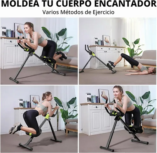Vista 6 de Equipo de Entrenamiento Abdominal, Máquina de Abdominales para Gimnasio en Casa, Equipo de Ejercicio de Entrenador Abdominal para Ejercicio